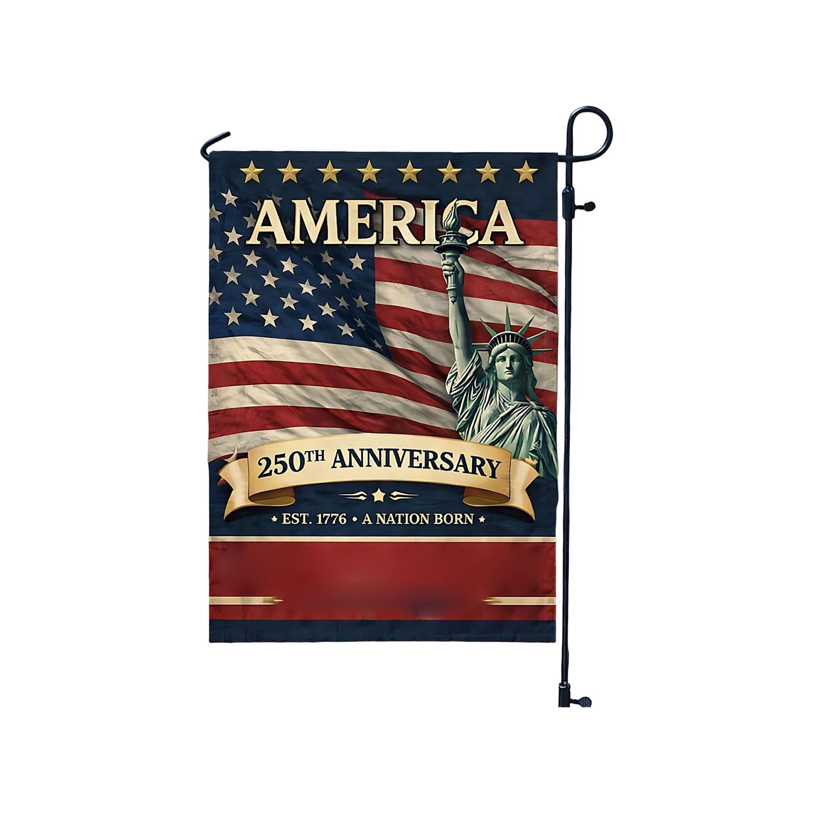 250th Anniversary Flags for Outside, Patriotic Decorations for 4th of July Outdoor, Independence Day Decorations for Home Decor, Gifts for USA Flags