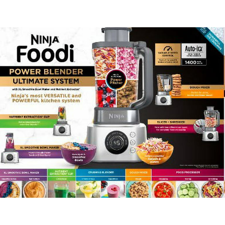 Ninja Foodi 72 oz Power Blender Ultimate System 1200 W, Silver