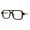 Black Tortoise (Clear/Blue Tint), variant on Geometric Square Flat Top Sunglasses Retro Unisex UV 400 Grey Tortoise, Pink