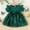 Green, variant on Xiaowennn Bodysuit Tutu Dress Baby Girl Romper Dress Toddler Solid Color Tule Skirt Baptism Holidays Outfits Girl Dress Size 16
