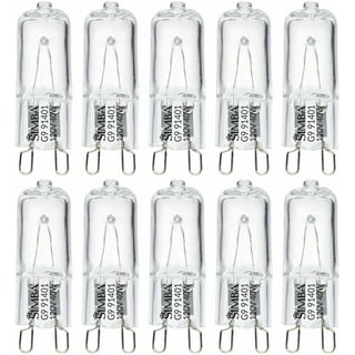 10pcs G9 Halogen Bulbs Clear Capsule 240V 25W 40W 60W Replace Bulb Lamp  Warm