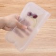 thumbnail image 4 of LOVERLYZ 8pcs Translucent Frosted Food Storage Bags PEVA Sealed Bag Food Package Fresh-keeping Pouch, 4 of 6