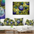 thumbnail image 3 of Designart Yellow Fractal Exotic Planet - Abstract Throw Pillow - 18x18, 3 of 4