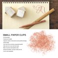 thumbnail image 4 of <p>Metal Cute Paperclips Small Paper Clips 100pcs Paper Clips Prevent Slip Cute Animal Shaped Decorative Metal Bookmark Paperclips For Office School Rose Gold</p>, 4 of 7
