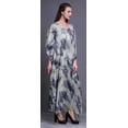 thumbnail image 3 of Bimba Tie-Dye Long Caftan Maxi Dress Beach Swimwear Cover up Womens Kaftan-4X-5X, 3 of 5