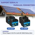 thumbnail image 5 of 4 Pack 12V 50Ah LiFePO4 Lithium Battery with Smart BMS for RV, Solar, Trolling Motor, 5 of 8