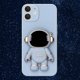 thumbnail image 4 of 3D Plating Astronaut Hidden Stand Case Cover Cute Astronaut Stand Phone Case para IPhone 12 TPU Cover, 4 of 4