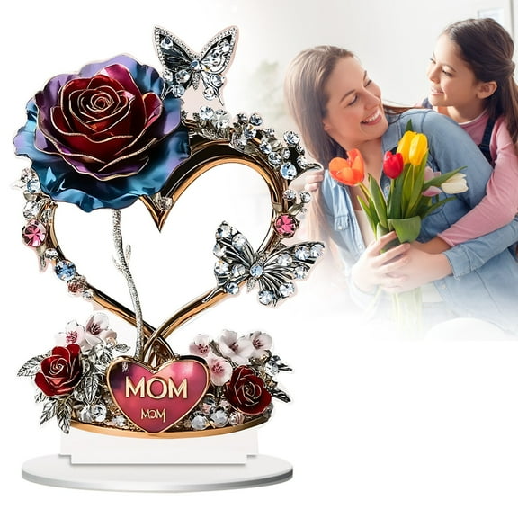 Clearance! Mother's Day Elegant Home Decor Statue Tabletop Wine Cabinet Decoration Perfect For Family Desktop Display