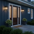 thumbnail image 6 of 1960MB Hinkley Lighting Tucker - One Light Outdoor Wall Mount in Transitional and Craftsman Style - 7 Inches Wide by 11.5 Inches High-Museum Black, 6 of 14