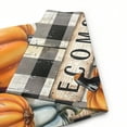 thumbnail image 6 of PHYHOO Fall Thanksgiving Pumpkins Garden Flag Double Sided Pumpkin Welcome Yard Flag Buffalo Plaid Banner Seasonal Farmhouse Decor Yard Outdoor Decorations White, 6 of 6