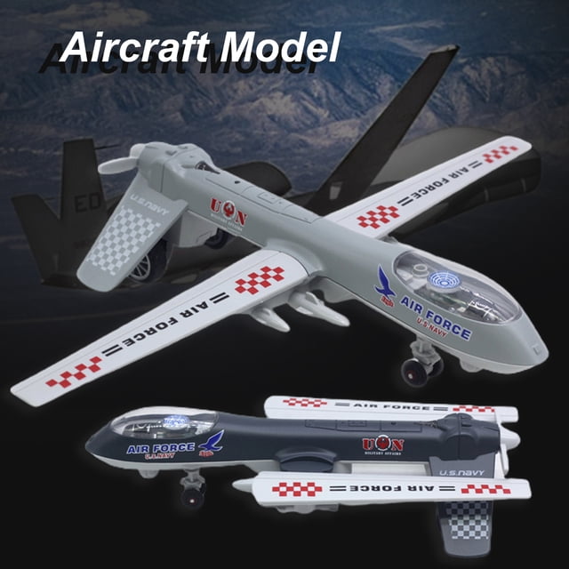 Neinkie RQ-4 Modèle d'Avion Endurance Jouet de Collection pour Enfants Modèle d'Avion de Transport Jouet pour Enfants