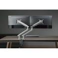thumbnail image 4 of Amer Mounts HYDRA2A Desk Mount for Display Screen, Curved Screen Display, Monitor, Space Gray, Textured White, 4 of 4