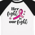 thumbnail image 4 of Inktastic Breast Cancer Awareness Her Fight is Our Fight Boys or Girls Toddler T-Shirt, 4 of 5