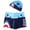 Black, variant on Boys Cartoon Swim Trunks High Elastic Quick Dry Swimsuit Set for Small Medium Large Kids Pool Beach, Size M-3XL