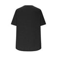 thumbnail image 5 of Plain Basic T Shirts for Women 2025 Summer Short Sleeve Crewneck Lightweight Casual Loose Tee Shirt Womens T Shirts, 5 of 6