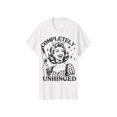 thumbnail image 1 of [Camiseta gráfica vintage] Camiseta con estampado gráfico "Completamente desquiciada" de inspiración vintage para mujer | Corte holgado con hombros caídos, cuello redondo suave y elástico, ideal para, 1 of 6