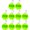 As shown, variant on 10Pcs Cute Cat Paw Reflective Keychain Night Safety Reflective Pendant Pet Two-sided Reflective Backpack Pendant for Cycling Walking