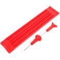 thumbnail image 4 of 1 juego de pizarra braille de plástico, pizarra para escribir braille a ciegas, pizarra braille con lápiz óptico, 4 of 8