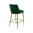 thumbnail image 5 of Meridian Furniture Karina 27.5"H Velvet Counter Stool in Green (Set of 2), 5 of 5