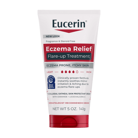 Eucerin Eczema Relief Flare-Up Treatment Cream, 5 oz. Tube