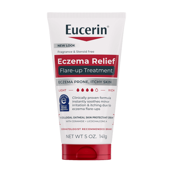 Eucerin Eczema Relief Flare-Up Treatment Cream, 5 oz. Tube