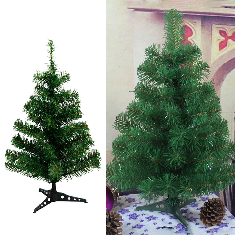 Fir Green 90cm high in Wooden Pot-Artificial Christmas Tree Plastic Fir 
