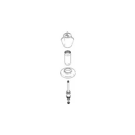 Valve Tub Set - Danco 39620 Tub and Shower Remodeling Kit, For Use With Sayco Shower Valves, Brass, Chrome Plated