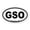 White, variant on CafePress - Greensboro GSO Euro Oval Sticker - Sticker (Oval)