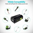 thumbnail image 7 of BOTKK Battery Replacement for Ryobi 40V Battery 6.2Ah OP4040 OP4026 OP4030 OP4050 OP4060A Compatible with Ryobi 40Volt Cordless Tool Lithium ion Battery Packs, 7 of 7