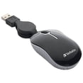 thumbnail image 1 of Mini Mouse Óptico Verbatim VB98113-BLK, Cable Retráctil, USB. Color Verbatim VB98113-BLK, 1 of 2