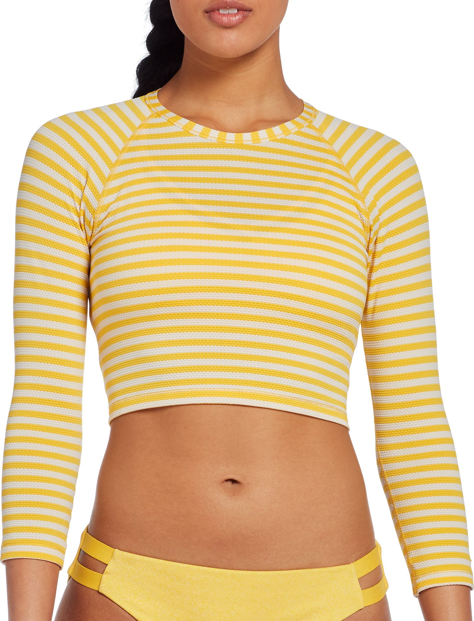 calia by carrie underwood women's plus size long sleeve zip up rash guard