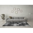 thumbnail image 3 of Ahgly Company Indoor Round Patchwork Gray Transitional Area Rugs, 3' Round, 3 of 4
