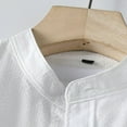 thumbnail image 5 of Men's Casual Solid Color Shirts Polyester Easy Care Outdoor Relaxed Fit, 5 of 8