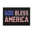 thumbnail image 2 of God Bless America American Flag Canvas Wall Art for Home Decor Ready-to-Hang, 2 of 18