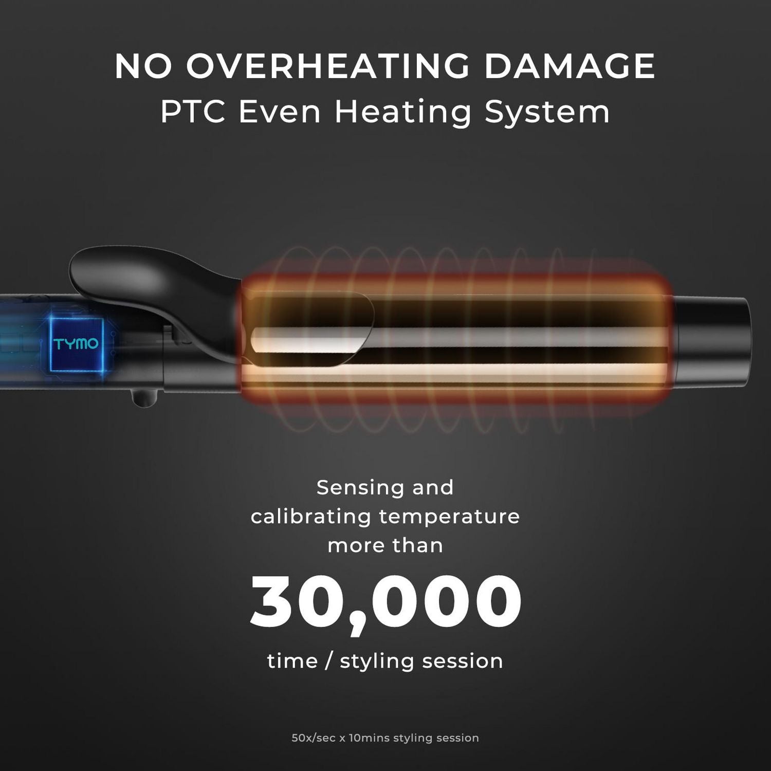 TYMO Rota<br>Ionic Rotaing Curling Iron