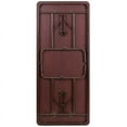 thumbnail image 4 of (5 PACK) 30'' x 72'' Rectangular Mahogany Melamine Laminate Folding Banquet Table - 6-Foot Mahogany Laminate Folding Banquet Table For Commercial Use, 4 of 10
