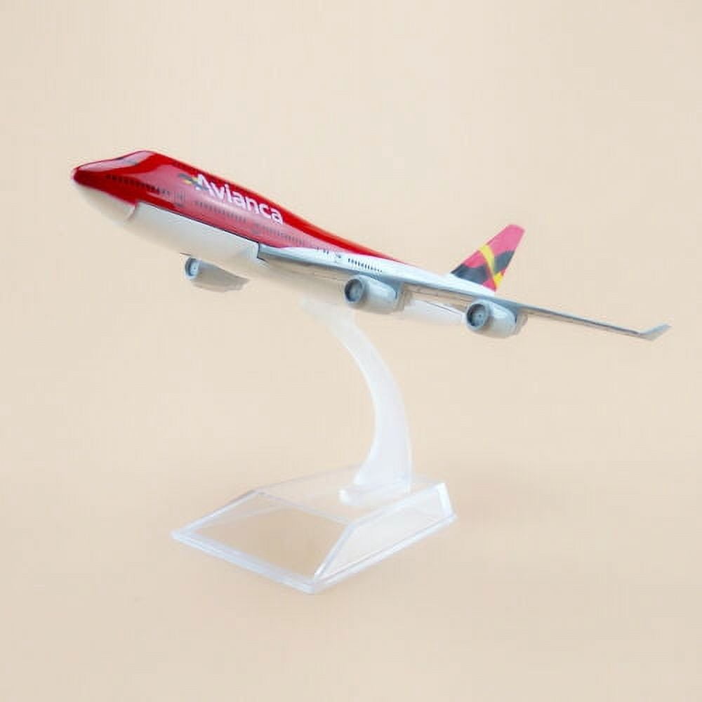 16cm Air AVIANCA Boeing B747-400 Airlines Airplane Model Plane Diecast Aircraft
