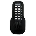 thumbnail image 1 of Digital Door Lock M210 Mechanical Keyless Deadbolt, Jet Black, 1 of 3