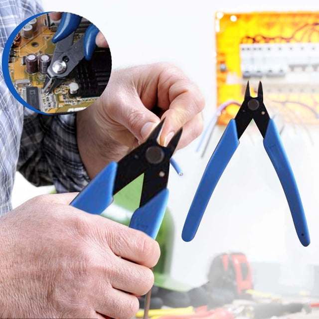 onlyliua Ofertas Semanales Alicates de Corte de Alambre de Plástico de 5 Pulgadas, Alicates de Herramienta Modelo, Alicates de Boquilla de Acero Al Carbono