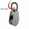 thumbnail image 4 of 2PCS 304 Stainless Single Sheave Open Block Pulley 15mm 20mm 25mm 32mm 50mm Marine Boat Hardware ,Easy Installation, 4 of 6