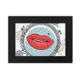 thumbnail image 1 of Lip Flower Frame Cartoon Pattern Desktop Photo Frame Ornaments Picture Art Painting, 1 of 3
