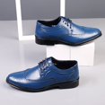 thumbnail image 1 of Zapatos de cuero de verano para hombre, ropa formal para hombre, zapatos de cuero de talla grande, zapatos de hombre perforados huecos, 1 of 5