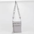 thumbnail image 3 of Bolso Hombro Pequeño Cuero PU Con Bolsillo Múltiple para Mujer (gris), 3 of 9
