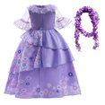 thumbnail image 1 of Robe de Cosplay Disney pour enfants, Costume d'été décontracté, tenue de jeu de rôle, dessin animé Encanto, Isabela Madrigal, 2022 zhangyuxiang unisex, 1 of 2