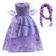 thumbnail image 1 of Disfraz de Disney Encanto para niñas, vestido de princesa con volantes de flores moradas, ropa de fiesta para juegos de rol zhangmengya unisex, 1 of 2