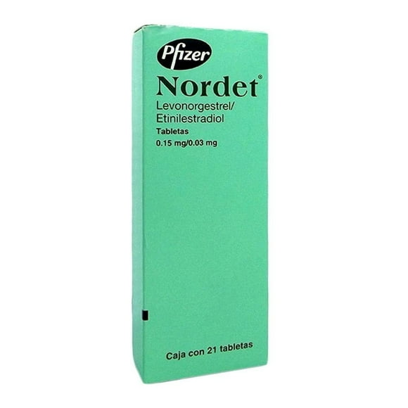 Nordet 0.15 mg/0.03 mg 21 tabletas