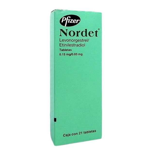 Nordet 0.15 mg/0.03 mg 21 tabletas