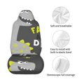 thumbnail image 4 of Balery Cute Dinosaur Funda de Asiento para Auto con Diseño - Cubierta Frontal Suave y Transpirable con Protector Antideslizante- 1 Unidad, 4 of 5