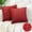 Red, variant on Set of 2 Outdoor Waterproof Throw Pillow Covers 18x18 Inch for Patio Tent Garden Balcony Farmhouse Sunbrella Outside Square Lumbar Pillow Case, Gray