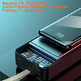 thumbnail image 5 of Power Bank 60000mah Bateria Portatil 66w Carga Super Rápida Belug, Negra, 5 of 5